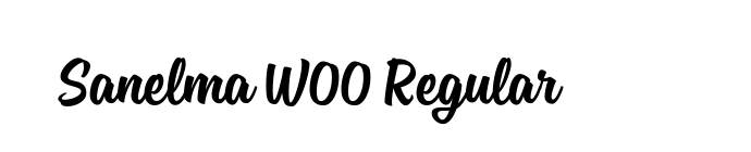 Sanelma W00 Regular font download