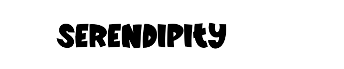 Serendipity font download