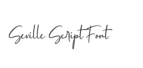 Seville Script Font