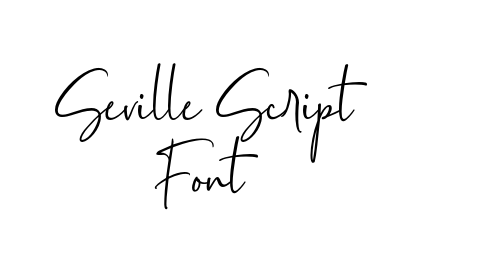 Seville Script Font font