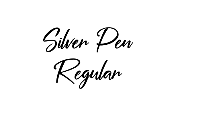Silver Pen Regular font