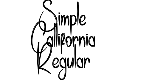 Simple Callifornia Regular font download