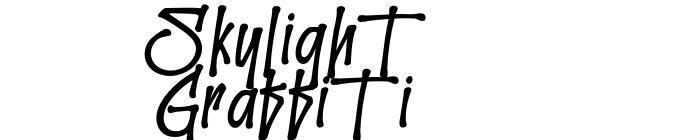 Skylight Graffiti font download