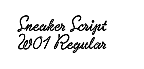 Sneaker Script W01 Regular