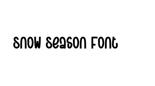 Snow Season Font font