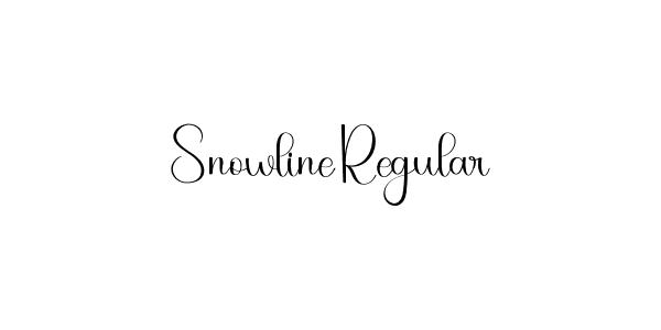 Snowline Regular Font Download