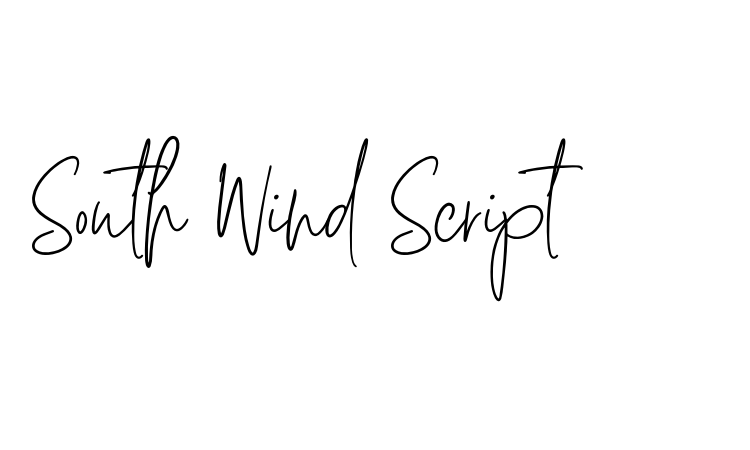 South Wind Script Font