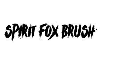 Spirit Fox brush font
