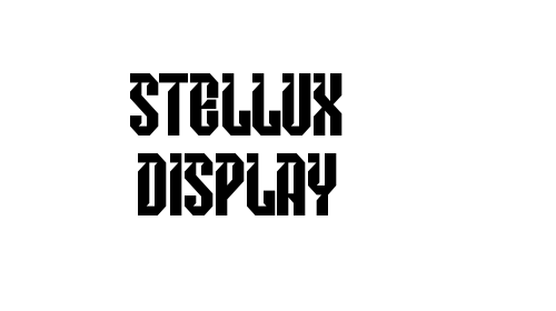 Stellux Display font