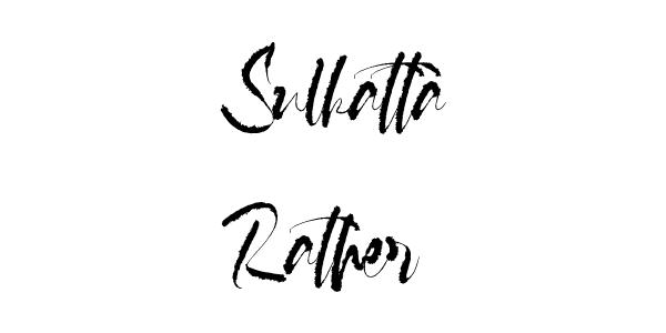 Sulkatta Rather Font Download