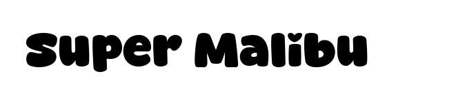 Super Malibu font download