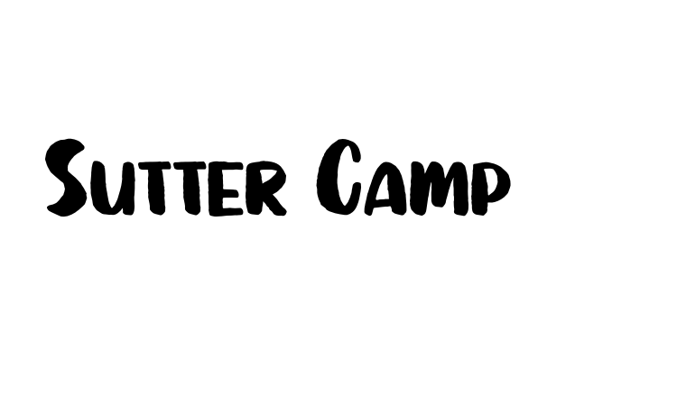 Sutter Camp font