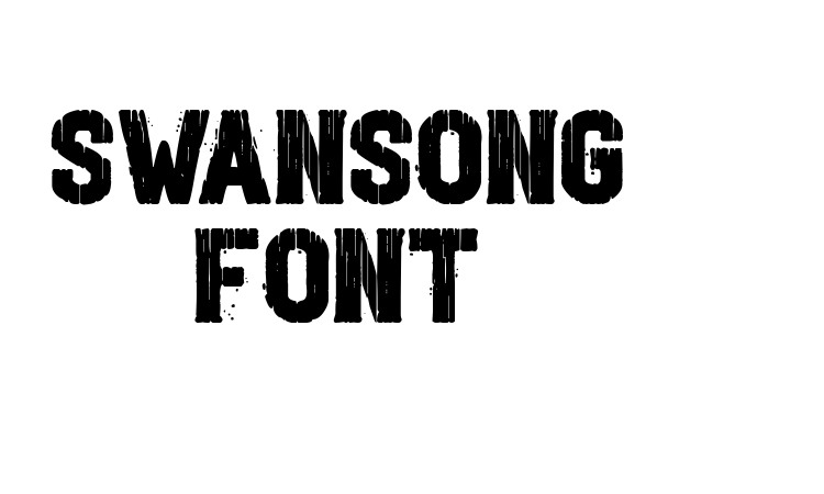 Swansong Font font