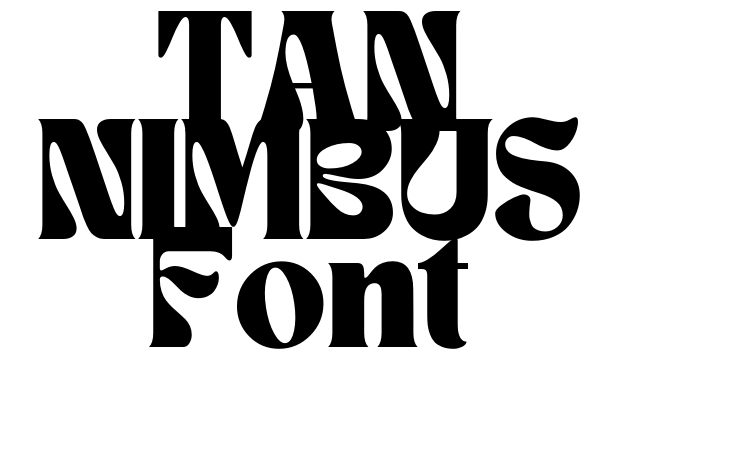 TAN NIMBUS Font font