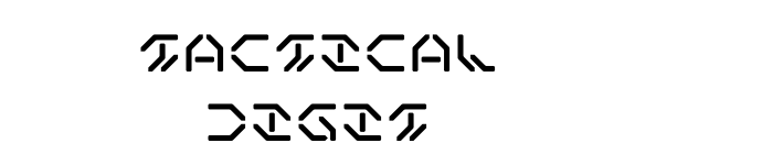 Tactical Digit font download