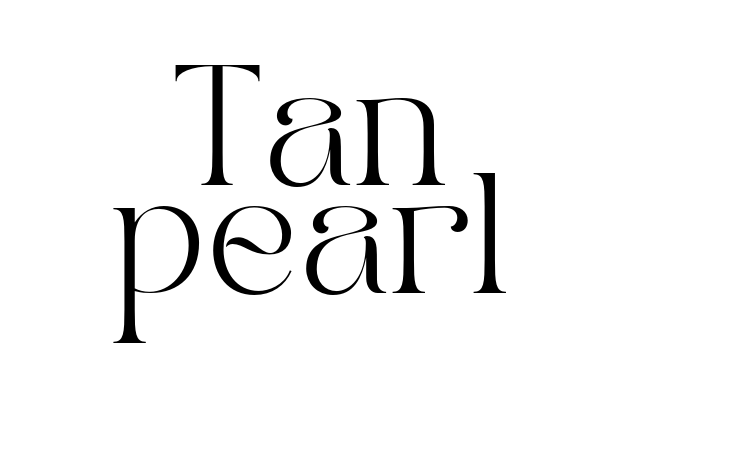 Tan pearl Font