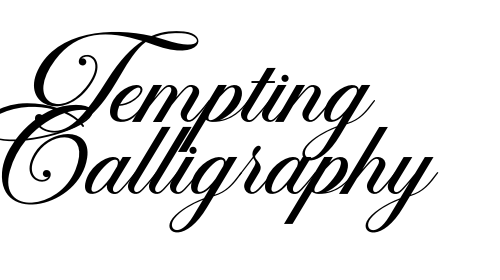 Tempting Calligraphy font download