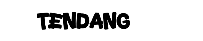 Tendang font download