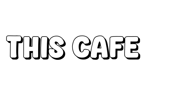 This Cafe Font