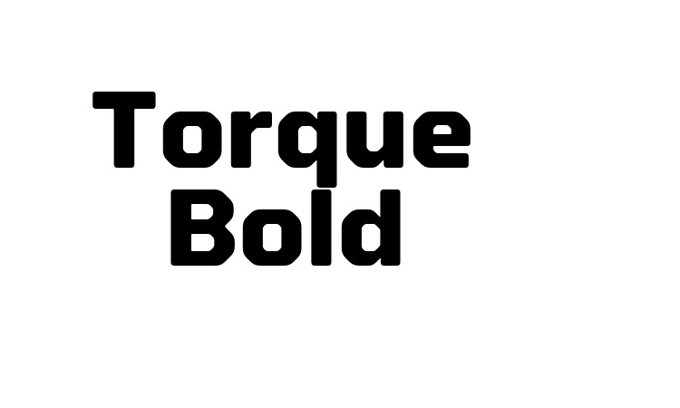 Torque Bold Font