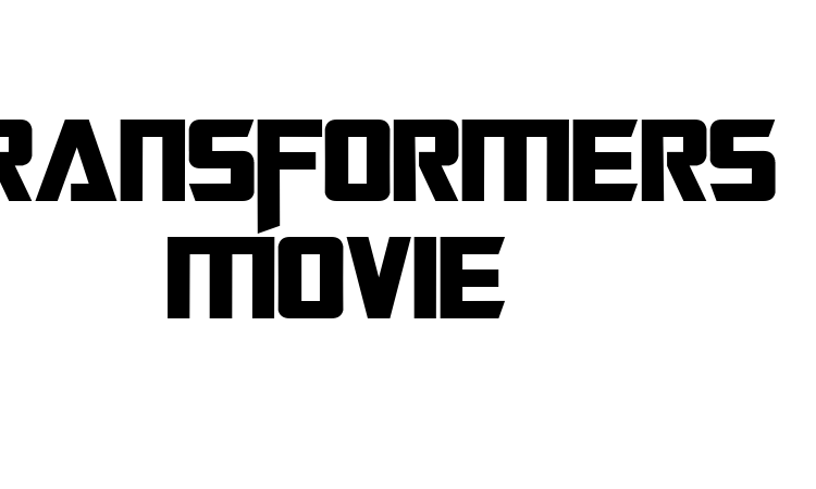 Transformers Movie Font