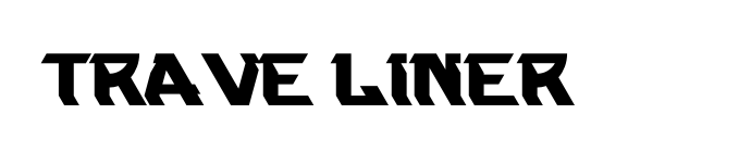 Trave Liner font download