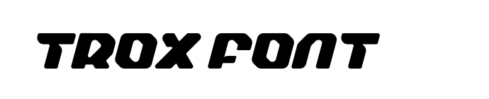 Trox Font font download