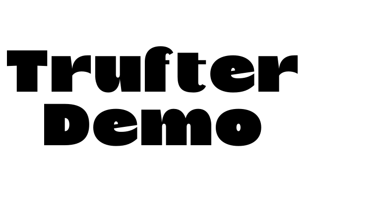 Trufter Demo Font