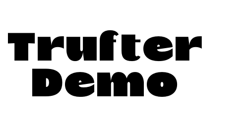 Trufter Demo font