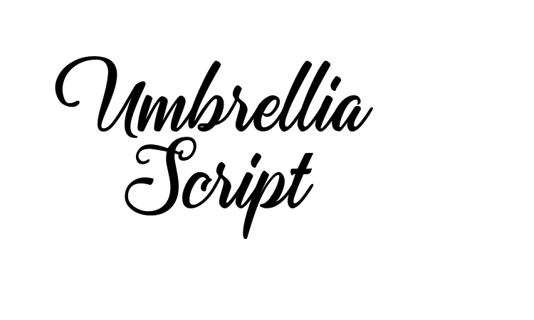 Umbrellia Script Font
