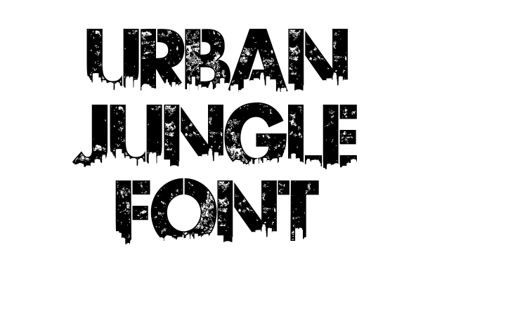 Urban Jungle Font font