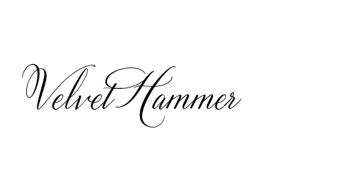 Velvet Hammer font