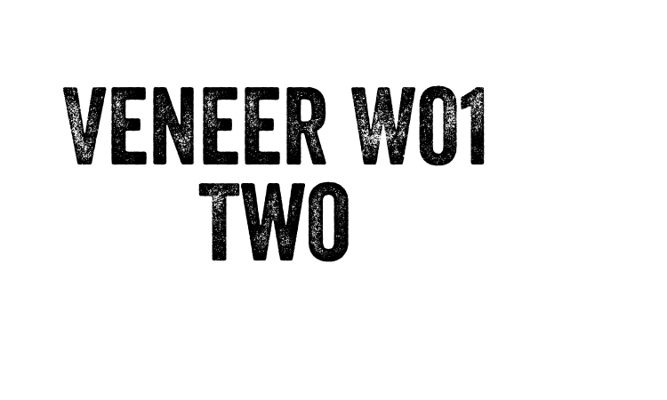 Veneer W01 Two Font
