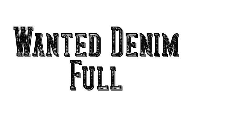 Wanted Denim Full font