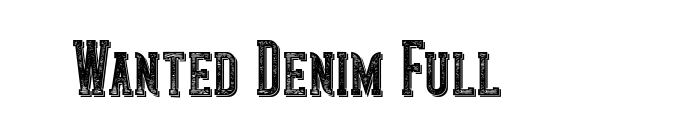 Wanted Denim Full font download