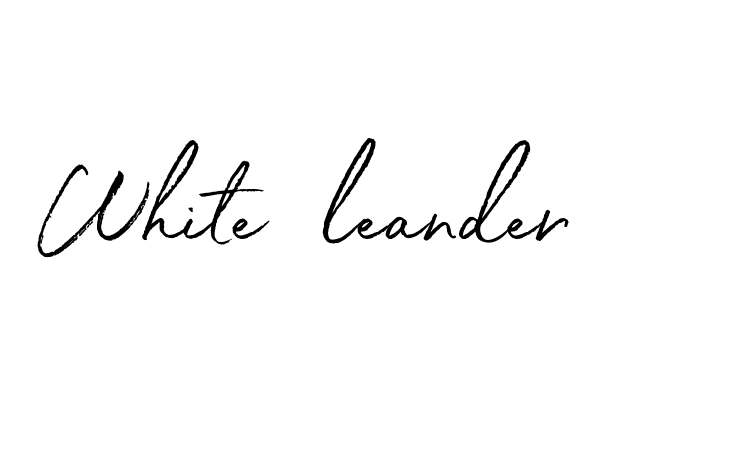 White Oleander Font
