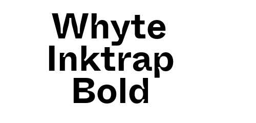 Whyte Inktrap Bold