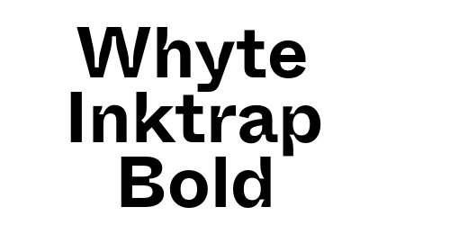 Whyte Inktrap Bold font download