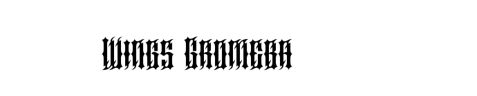 Wings Gromeba font download