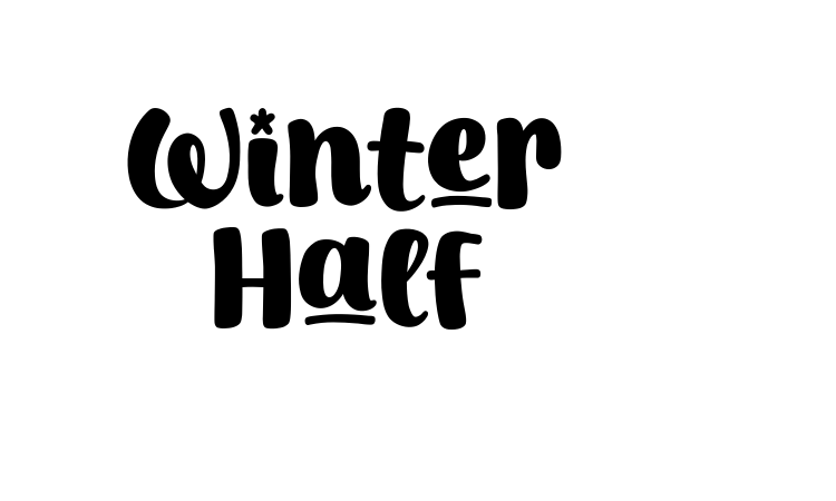 Winter Half Font