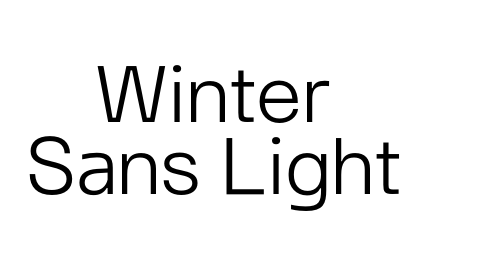 Winter Sans Light Font