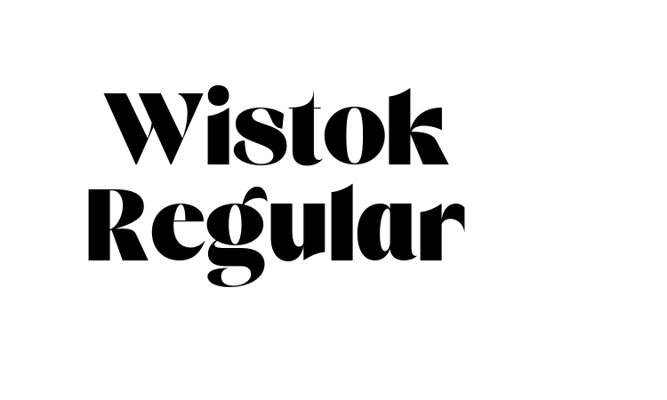 Wistok Regular Font