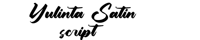 Yulinta Satin script