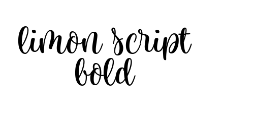 limon script bold