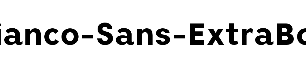 Bianco-Sans-ExtraBold