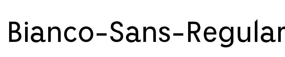 Bianco-Sans-Regular