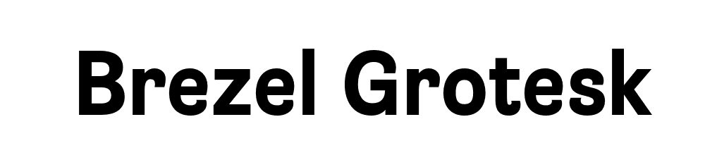 Brezel Grotesk