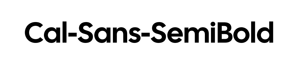 Cal-Sans-SemiBold