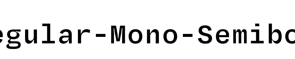 Degular-Mono-Semibold