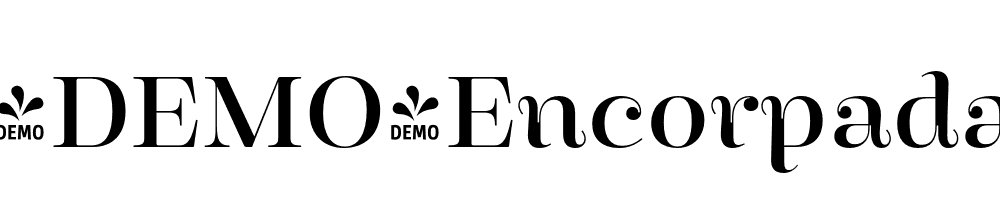 FONTSPRING-DEMO-Encorpada-Pro-Regular